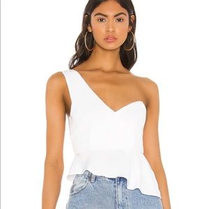 REVOLVE TOP: superdown- “Karlie One Shoulder Top”
